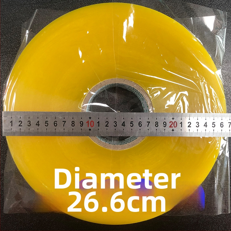 Csomagoló szalag 52 µm vastagság, BOPP film, 0–60°C tartomány, nyomásérzékeny ragasztó, magas viszkozitás