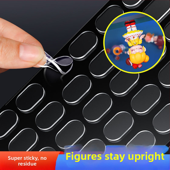 Nano dvojstranná páska na upevnenie podstavcov figúriek — bez stôp lepidla, vysoká viskozita, lepenie na automobilové dekorácie