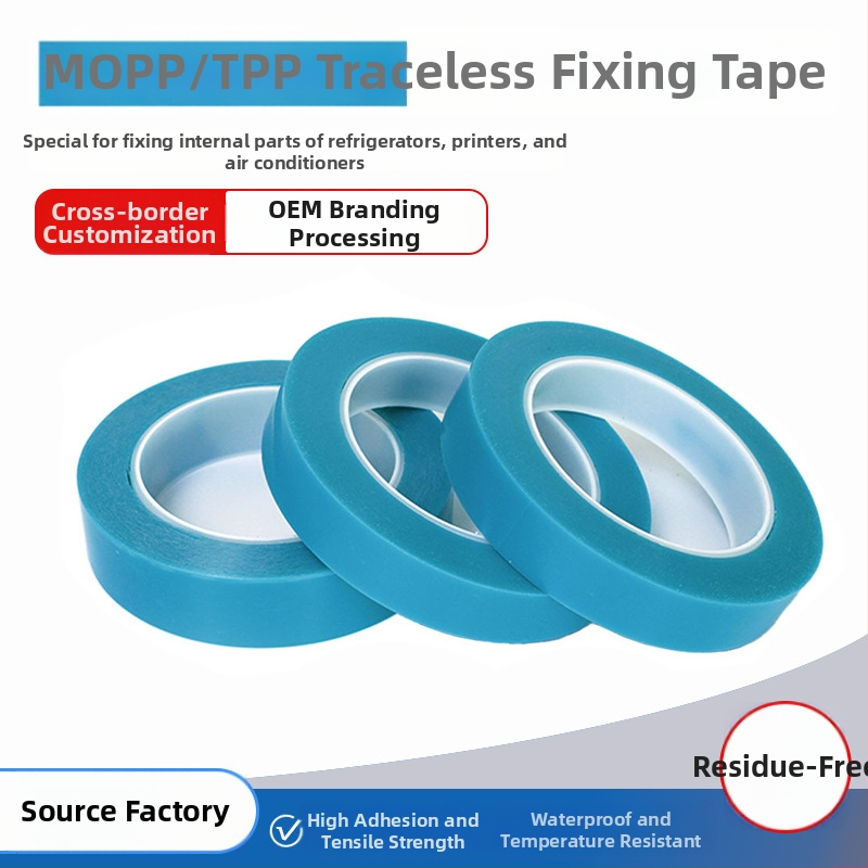MOPP jednostraná lepivá páska pre domáce spotrebiče – hrúbka 0,102 mm, dĺžka 50 m, bez zvyškov
