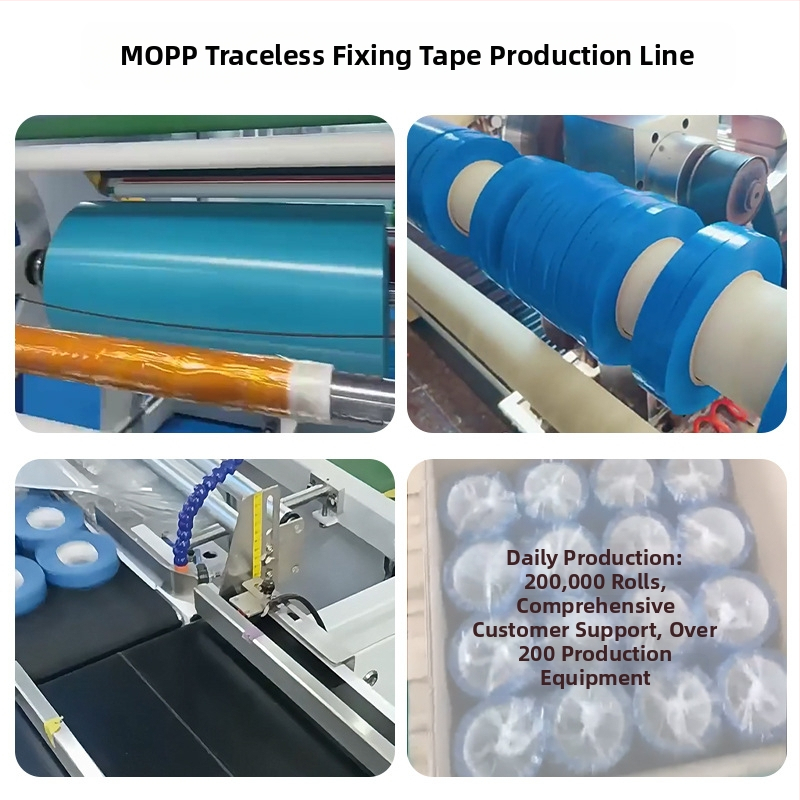 MOPP jednostraná lepivá páska pre domáce spotrebiče – hrúbka 0,102 mm, dĺžka 50 m, bez zvyškov