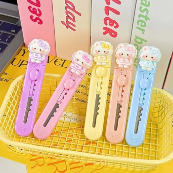 Macskás dizájnú hobbi kés TY-962, Independent márka, rozsdamentes acél és műanyag kivitel, nettó tömeg 20 g