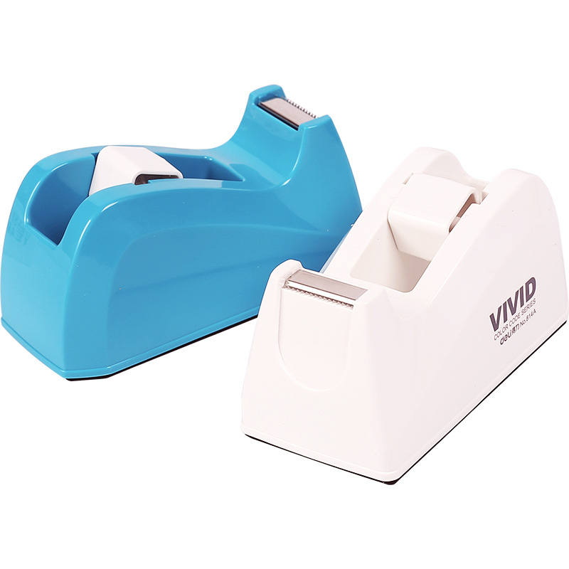 Deli 814A Asztali szalag tartó és vágó, műanyag, 390 g, szalag szélesség legfeljebb 108 mm