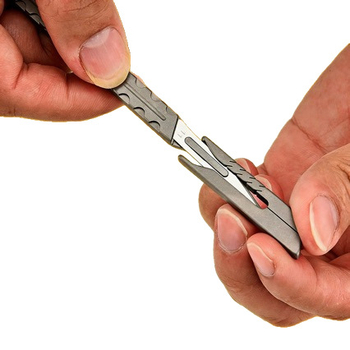 Brusni nož od titanijevog legura, mini džepni nož s ključem, alat za rezanje papira i tapeta (Materijal: titanijev čelik; Marka: Other; Broj proizvoda: t18158154334471t)
