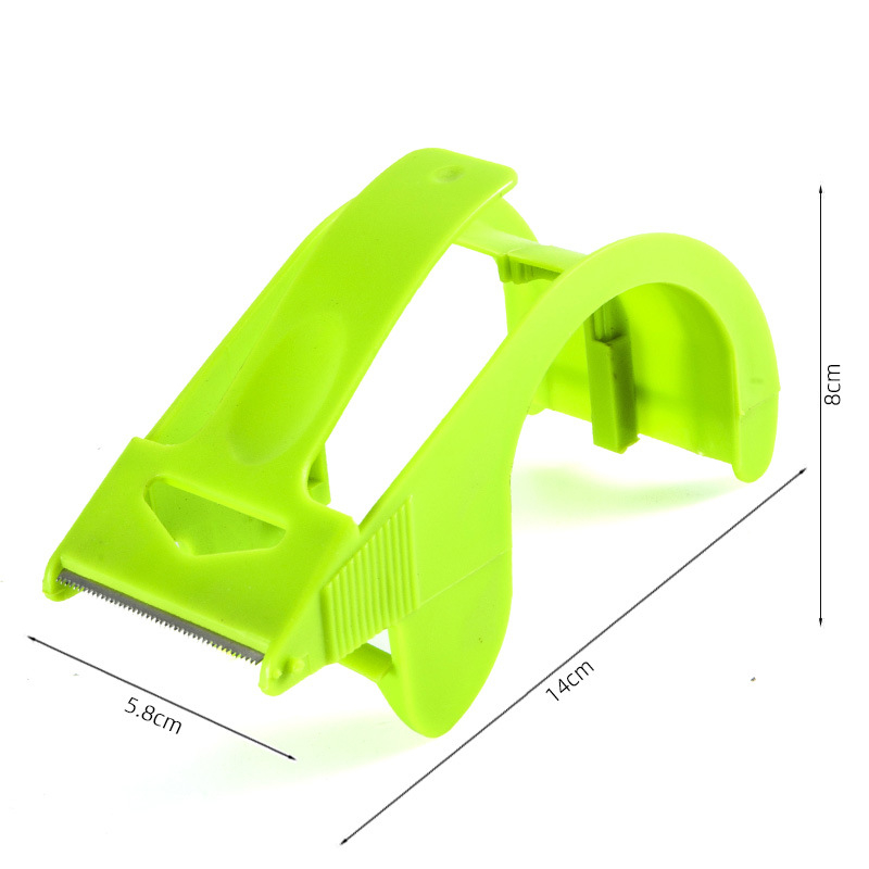 Plasztikus ragasztószalag vágó az e-kereskedelmi csomagoláshoz; logónyomtatás engedélyezett; engedélyezett magánmárkák elérhetők; nem importált; alkalmas csomagoláshoz, logisztikához és kartondobozok zárásához