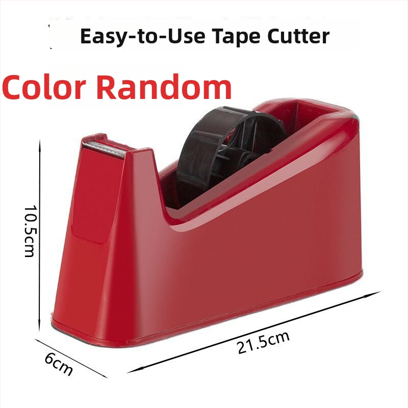 Nagy univerzális szalagvágó tartó, átlátszó asztali kivitel, szalag szélesség max. 48 mm, Márka Unique