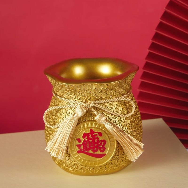 Резинова кръгла поставка за химикалки и бюро-декорация, декоративен настолен сувенир, подарък за преместване, коледна декорация