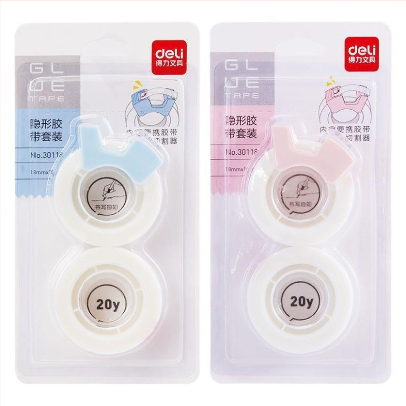 Deli kancelárska páska, neviditeľná lepiaca páska, model 30112, na opravu nesprávnych odpovedí