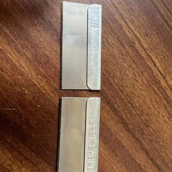 Lama za umjetnički nož marke Double Star Flying Eagle, od ugljičnog čelika, jednostrana oštrica, ukupna duljina 38 x 19 mm