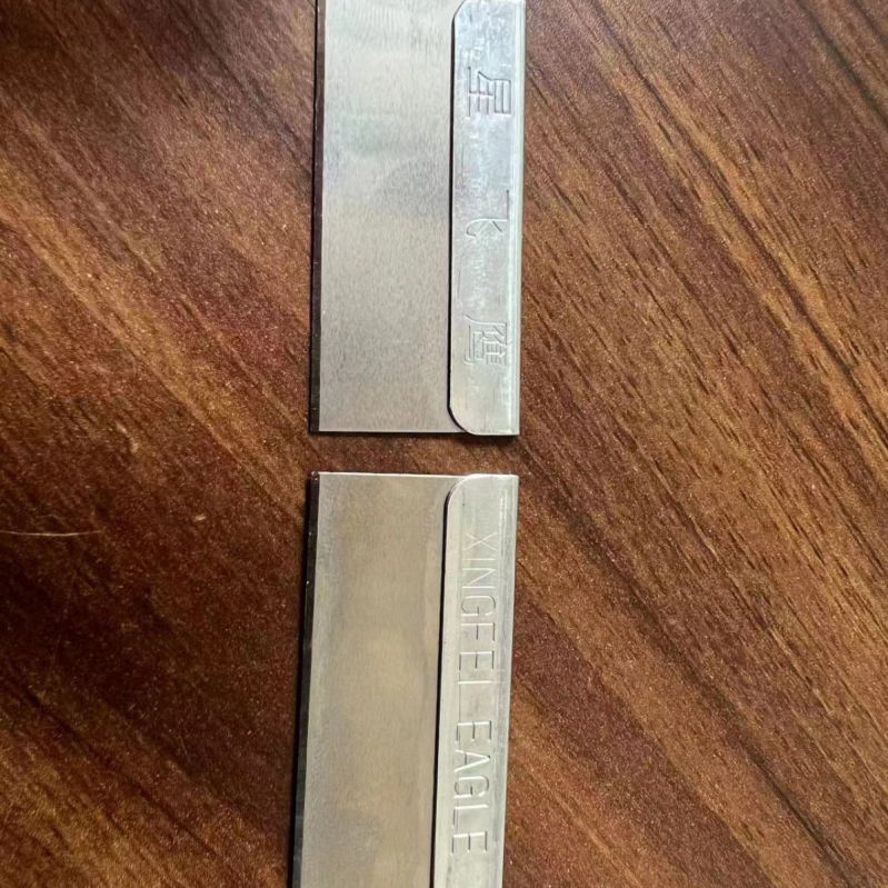Lama za umjetnički nož marke Double Star Flying Eagle, od ugljičnog čelika, jednostrana oštrica, ukupna duljina 38 x 19 mm