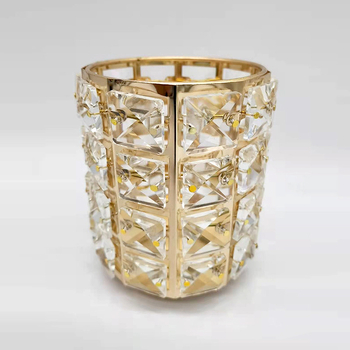 Mordoa 04 Акрилен кръгъл държач за четки за грим – съхранение и декоративен аксесоар за маса в салон за маникюр