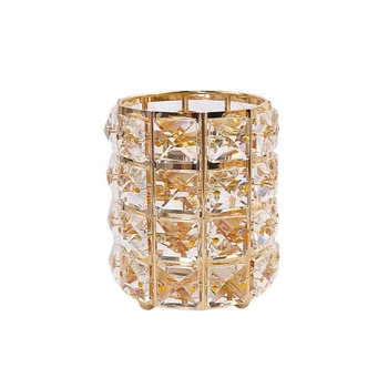 Mordoa 04 Акрилен кръгъл държач за четки за грим – съхранение и декоративен аксесоар за маса в салон за маникюр