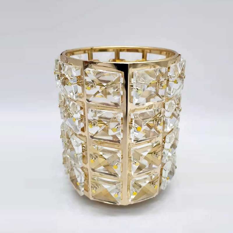 Mordoa 04 Акрилен кръгъл държач за четки за грим – съхранение и декоративен аксесоар за маса в салон за маникюр