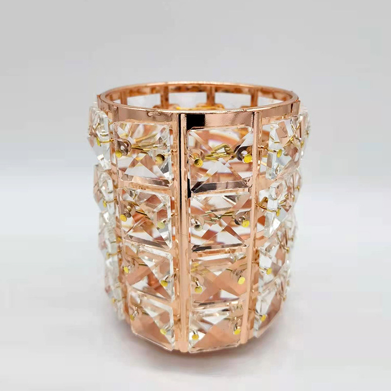 Mordoa 04 Акрилен кръгъл държач за четки за грим – съхранение и декоративен аксесоар за маса в салон за маникюр