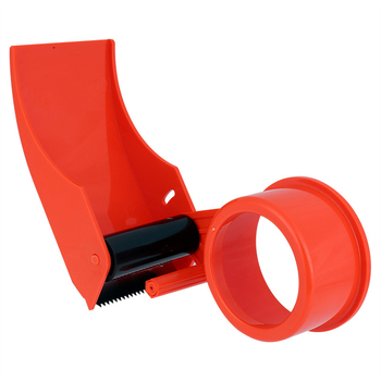 Дели 802 Апарат за запечатване на кутии - пластмасов инструмент за широко тиксо и запечатване на хартиени и платнени пратки (Марка: Deli; Модел: 802; Материал: пластмаса; Нетно тегло: 103 g; Приложение: универсално)