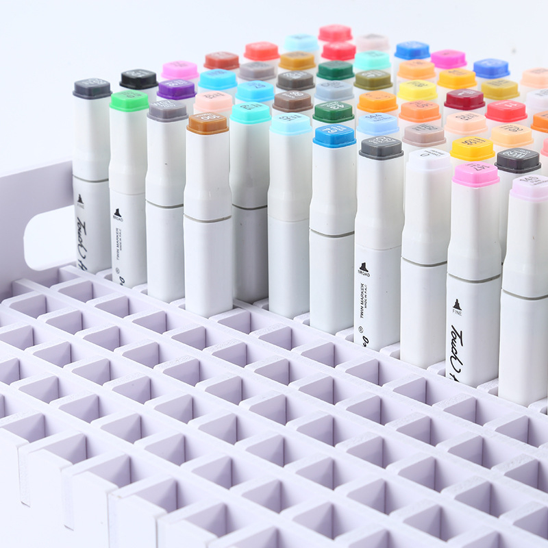 Raft de depozitare pentru pixuri pe birou – placă lemn-plastic, 1 nivel, portabil și rezistent la umezeală, stil modern minimalist