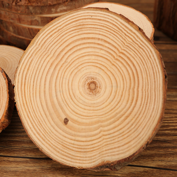Felii circulare de lemn de brad pentru accesorii de fotografie și pictură, inele naturale ale creșterii, ornamente din lemn, Brand Master Gu, Stil chinezesc