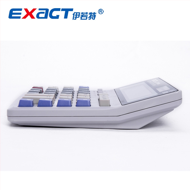EXACT ET-200ML calculator aritmetic, afișaj 12 cifre, ABS material, alimentare duală