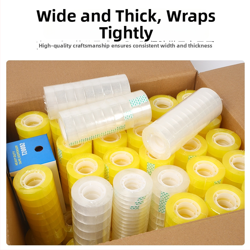 Ruida kancelárska páska z BOPP, základný materiál: BOPP, kód produktu: Stationery tape, tlač loga: k dispozícii, vhodná na balenie darčekov