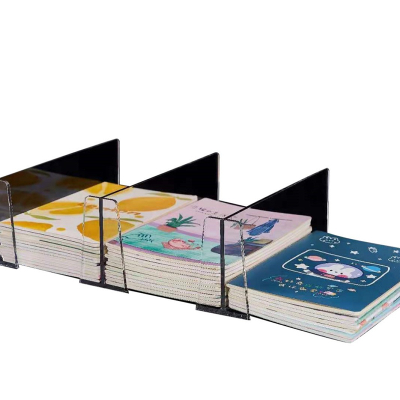 Akrilni stalak za knjige sa kvadratnim dijelnikom, model Stand pen piece, mogućnost ispisa logotipa