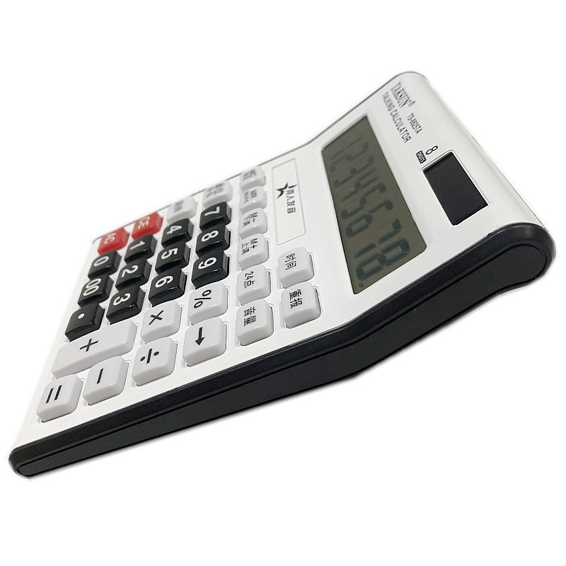 Dexin 8825TA aritmetički kalkulator s glasovnom funkcijom (Model: 8825TA; Zaslon: 8 znamenki; Baterija: obična suha baterija; Težina: 230 g; Glasovna funkcija: Da)