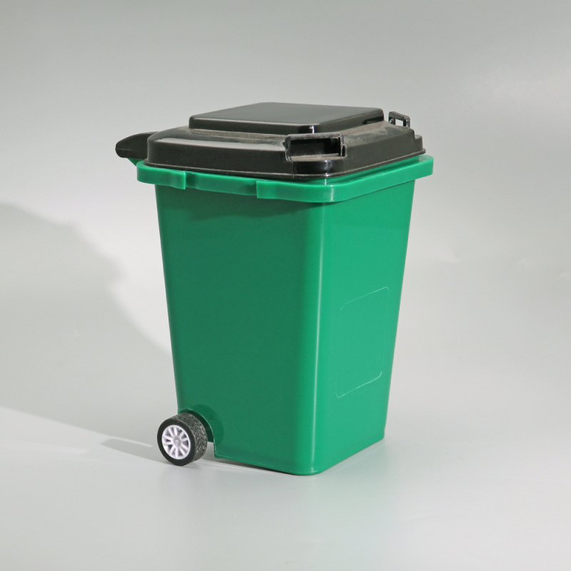Držač za olovke u stilu valjka i organizator za pohranu - plastika, kvadratni oblik, model LJT01, marka Simple makeup, otisnuto logo, prilagodljiv