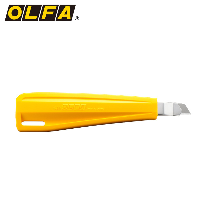 Mali kancelarijski nož Olfa ailiva 300, oštrica 0.38×90×130 mm, materijal karbonska čelika, neto težina 85 g