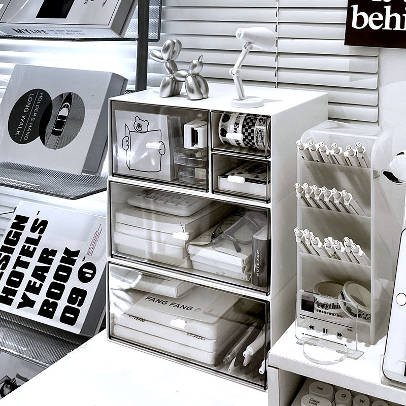 Kutija za skladištenje s pregradama, mogućnost slaganja, kapacitet 1 L, model 66, materijal abc