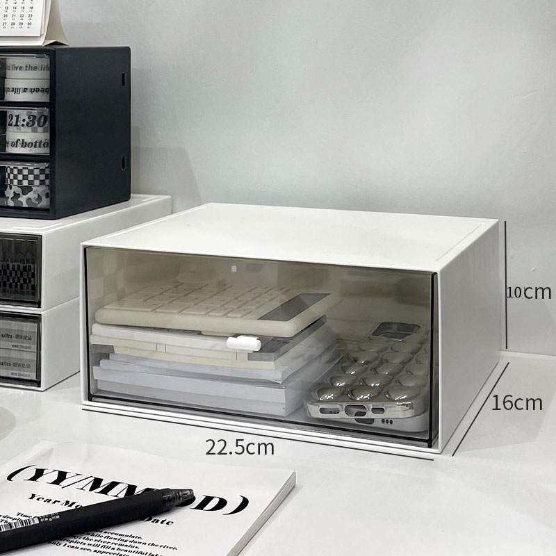 Kutija za skladištenje s pregradama, mogućnost slaganja, kapacitet 1 L, model 66, materijal abc