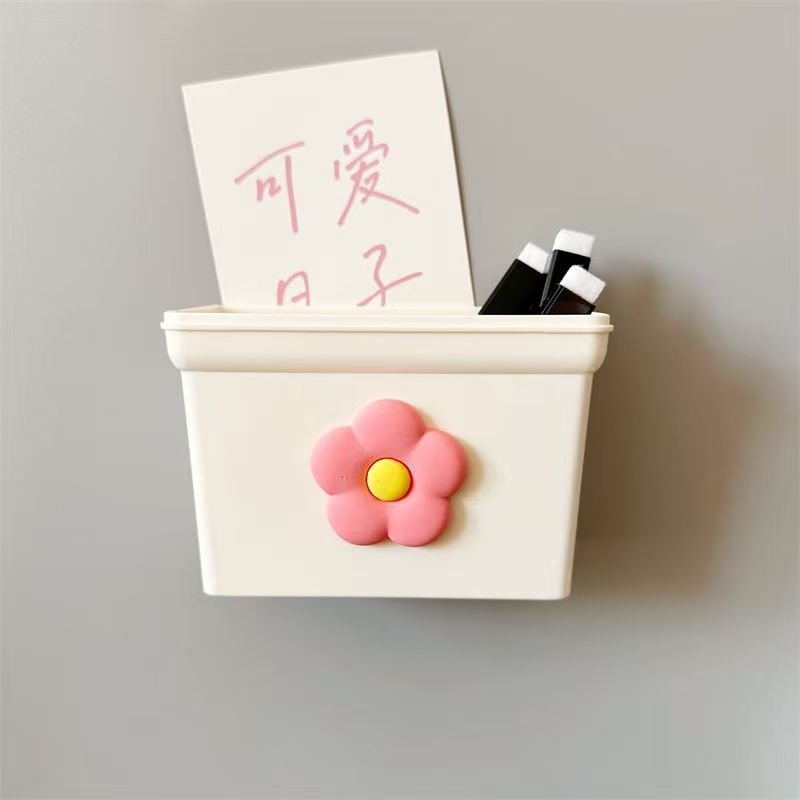 Magnetna kutija za hladnjak s bočnim postavljanjem na zid, bez bušenja, držač za olovke, kuhinjska višenamjenska