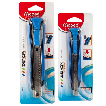 MAPED 086010CH metalni nož za umjetnost — materijal: metal; debljina oštrice: 9 mm; širina oštrice: 75 mm