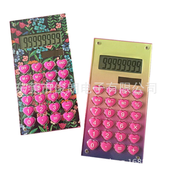 Junling JL-308 8-znamenkasti aritmetički kalkulator s dvostrukim napajanjem (solarna/baterija), plastično kućište, otisak loga