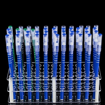 Prozirni akrilni držač za olovke i kozmetiku – plastični držač za perá, markere, olovke za obrve, ruževe i nakit (Materijal: Plast; Model: Zadani predmet; Prilagodba: Da; Ispis logotipa: Nije moguće)