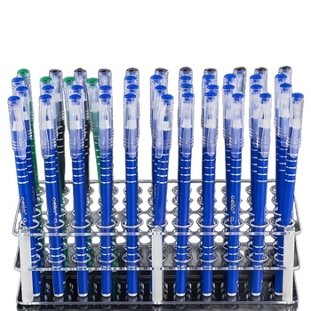 Prozirni akrilni držač za olovke i kozmetiku – plastični držač za perá, markere, olovke za obrve, ruževe i nakit (Materijal: Plast; Model: Zadani predmet; Prilagodba: Da; Ispis logotipa: Nije moguće)