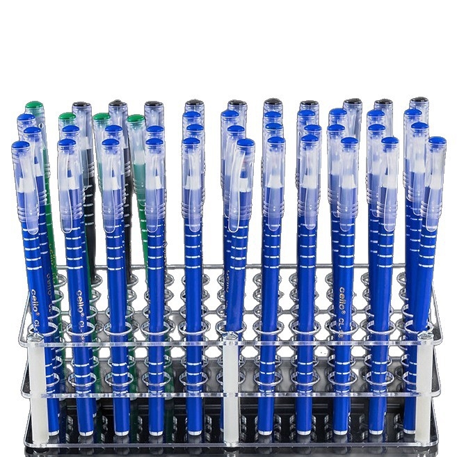 Prozirni akrilni držač za olovke i kozmetiku – plastični držač za perá, markere, olovke za obrve, ruževe i nakit (Materijal: Plast; Model: Zadani predmet; Prilagodba: Da; Ispis logotipa: Nije moguće)