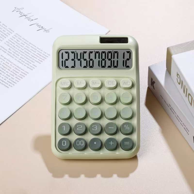 DS-3001 solarna aritmetička kalkulator, 12‑znamenkasti zaslon, mogućnost tiska logotipa, idealno kao poslovni darovi