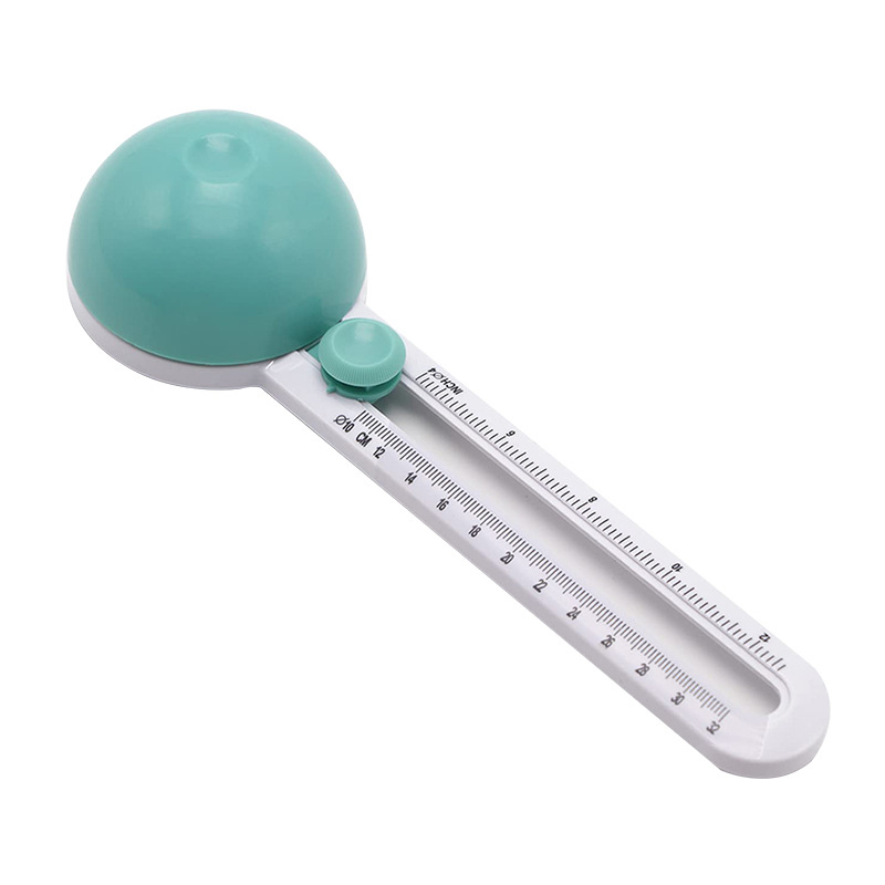 Prilagođeni kružni rezač – Mini ručni papirnati rezač od plastike s ABS i karbonskim čelikom, samostojeći s 3 rezervne oštrice