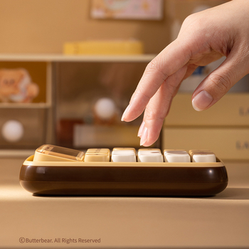 Calculator aritmetic și tastatură mecanică în cutie cadou, afișaj 12 cifre, switch verde, model Ns043, Newside
