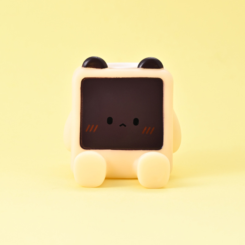 Držač za olovke od vinila, kvadratnog oblika, stolna dekoracija za djecu i učenike