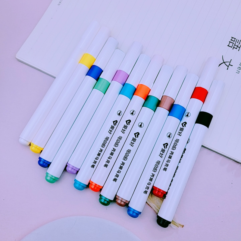 Marker acrilic Hobby PM5761, cerneală pe bază de apă, lavabil, cap unic, ambalare de bază