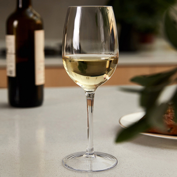 Set de pahare de vin din Tritan, două bucăți, stil modern simplu, personalizare disponibilă, logo tipărit