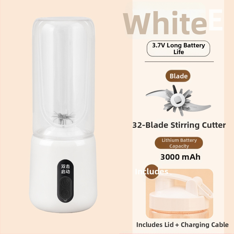 Prenosný odšťavovač na ovocie s vstavanou batériou a bezdrôtovým nabíjaním, 55W, 18001–20000 rpm, objem 401–600 ml, vnútorný zásobník z borosilikátového skla