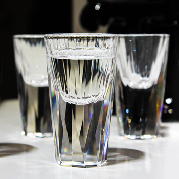 Ručnoručno izrađeni K9 kristalni set čaša za žestoka, 1–100 ml, moderni Bloom stil, poklon kutija