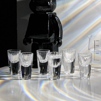 Ručnoručno izrađeni K9 kristalni set čaša za žestoka, 1–100 ml, moderni Bloom stil, poklon kutija