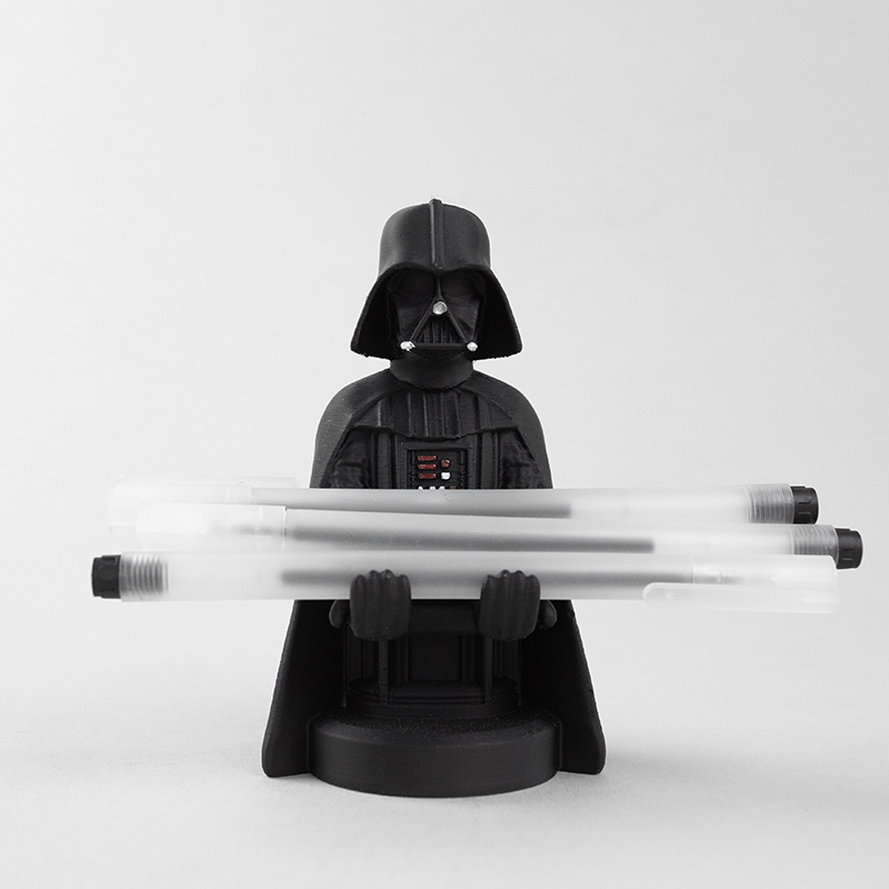 Suport pentru pixuri și stand pentru telefon, design inspirat de Groot, obiect decorativ