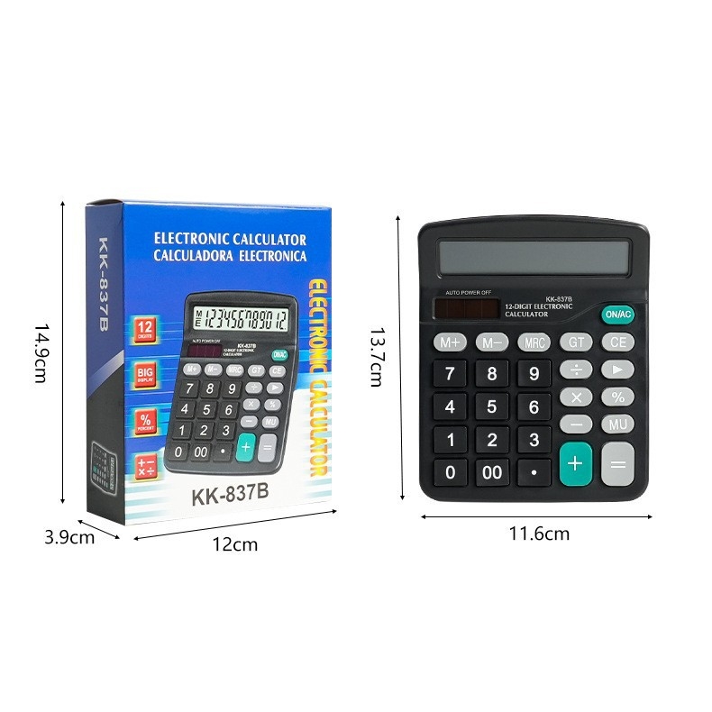 KK-873B 12-jegyű asztali tudományos számológép