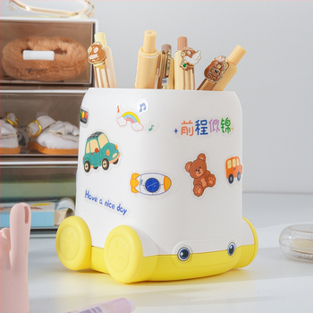 Dichen A2895 suport circular din plastic pentru pixuri, personalizabil