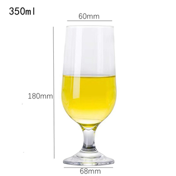 Visoka čaša za pivo za catering i hoteli, moderni minimalistički stil, kapacitet 401–500 ml, set od 10+ komada, mogućnost utiska logotipa