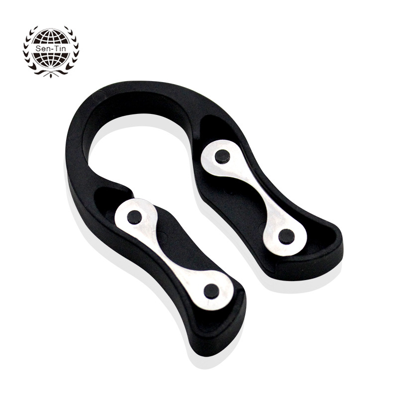 Tengeri csikó üvegnyitó, Xiangtian, rozsdamentes acél, 4 részes készlet, logó nyomtatva, bor kellékek, konyhai eszközök, ajándékdoboz