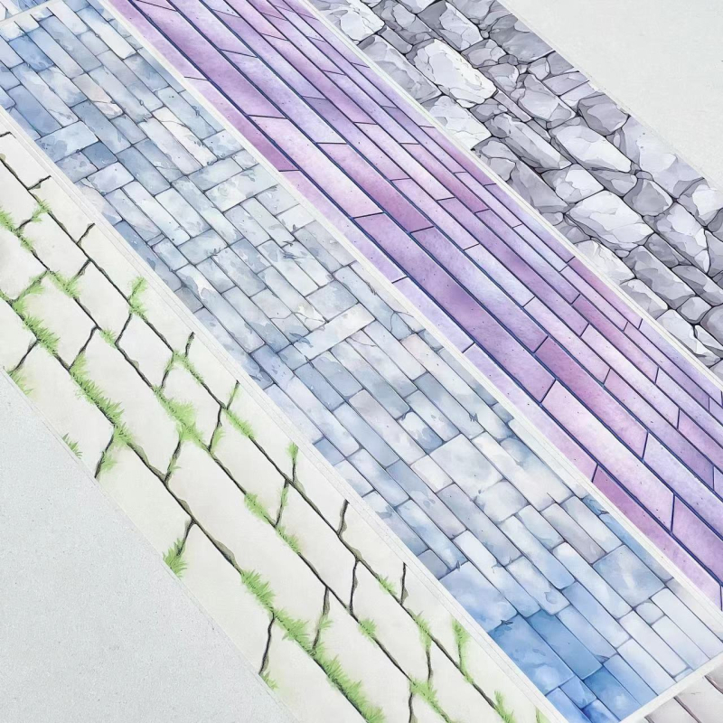 Sandu Wenchuang PET kolagenska naljepnica – ručno izrađena, vodootporna, moderni minimalistički stil, za dnevnik i dekorativne kolaže