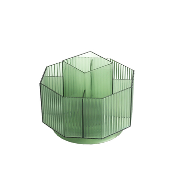 Cutie de depozitare pentru birou cu grilaj, ABS plastic, capacitate 18L, stil modern minimalist